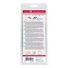   Tombow ABT Dual Brush Pen Kéthegyű filctoll készlet - Candy colours (6 db)