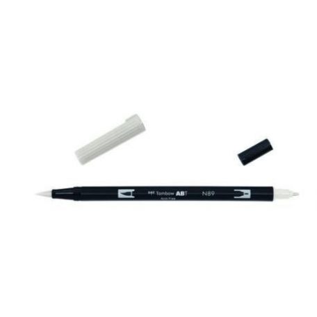Tombow ABT Dual Brush Pen Kéthegyű filctoll - ABT-N89 - warm grey 1 (1 db)