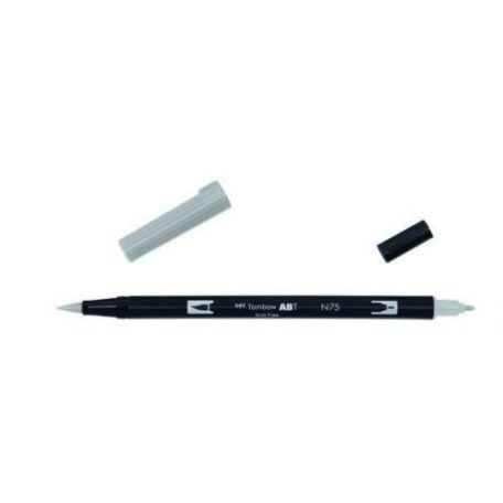 Tombow ABT Dual Brush Pen Kéthegyű filctoll - ABT-N75 - cool grey 3 (1 db)