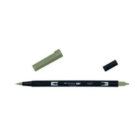 Tombow ABT Dual Brush Pen Kéthegyű filctoll - ABT-N57 - warm grey 5 (1 db)