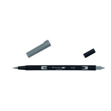Tombow ABT Dual Brush Pen Kéthegyű filctoll - ABT-N55 - cool grey 7 (1 db)