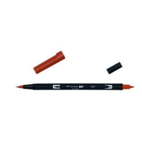 Tombow ABT Dual Brush Pen Kéthegyű filctoll - ABT-947 - burnt sienna (1 db)