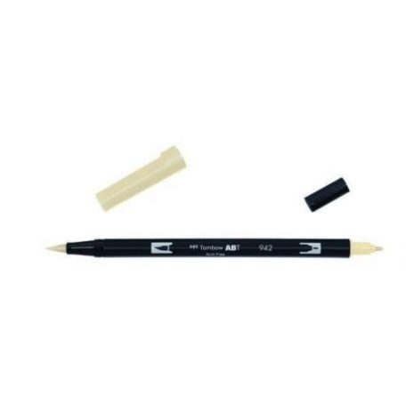 Tombow ABT Dual Brush Pen Kéthegyű filctoll - ABT-942 - tan (1 db)