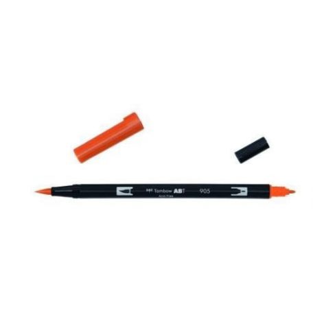 Tombow ABT Dual Brush Pen Kéthegyű filctoll - ABT-905 - red (1 db)