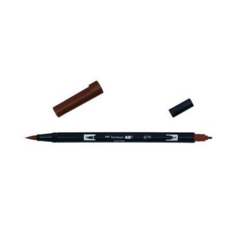 Tombow ABT Dual Brush Pen Kéthegyű filctoll - ABT-879 - brown (1 db)