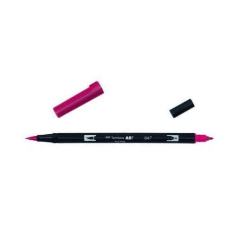 Tombow ABT Dual Brush Pen Kéthegyű filctoll - ABT-847 - crimson (1 db)