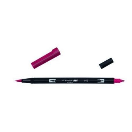 Tombow ABT Dual Brush Pen Kéthegyű filctoll - ABT-815 - cherry (1 db)