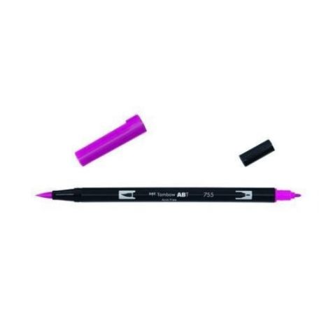 Tombow ABT Dual Brush Pen Kéthegyű filctoll - ABT-755 - rubine red (1 db)