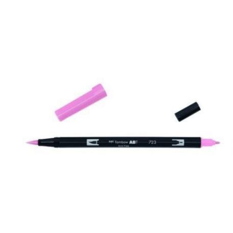 Tombow ABT Dual Brush Pen Kéthegyű filctoll - ABT-723 - pink (1 db)
