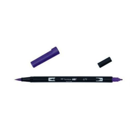 Tombow ABT Dual Brush Pen Kéthegyű filctoll - ABT-679 - dark plum (1 db)