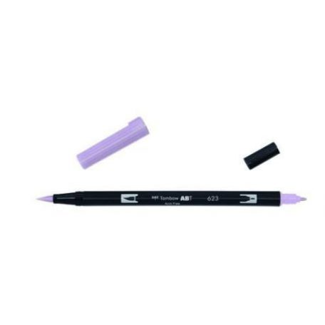 Tombow ABT Dual Brush Pen Kéthegyű filctoll - ABT-623 - purple sage (1 db)