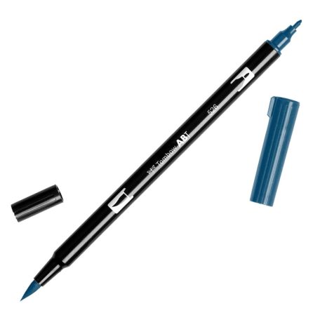 Tombow ABT Dual Brush Pen Kéthegyű filctoll - ABT-526 - true blue (1 db)