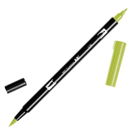 Tombow ABT Dual Brush Pen Kéthegyű filctoll - ABT-126 - light olive (1 db)