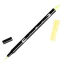 Tombow ABT Dual Brush Pen Kéthegyű filctoll - ABT-090 - baby yellow (1 db)