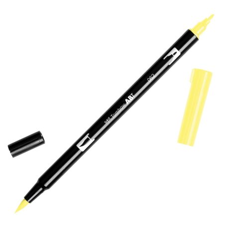 Tombow ABT Dual Brush Pen Kéthegyű filctoll - ABT-062 - pale yellow (1 db)