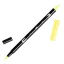 Tombow ABT Dual Brush Pen Kéthegyű filctoll - ABT-062 - pale yellow (1 db)