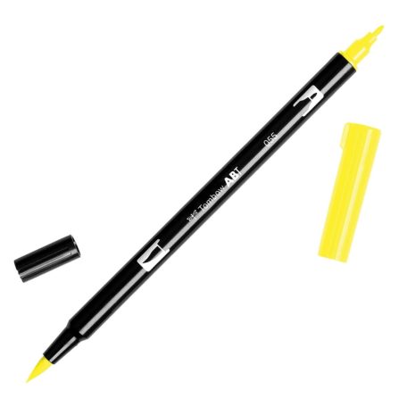 Tombow ABT Dual Brush Pen Kéthegyű filctoll - ABT-055 - process yellow (1 db)
