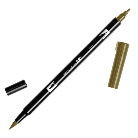 Tombow ABT Dual Brush Pen Kéthegyű filctoll - ABT-027 - dark ochre (1 db)