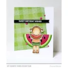 Gumibélyegző BG-107, MFT Background Stamp / All Lined Up Background Stamp (1 csomag)