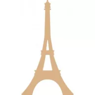 MDF Eiffel torony 30cm x 3mm, MDF / Eiffel toren (1 db)