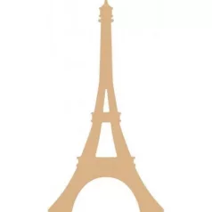 MDF Eiffel torony 30cm x 3mm, MDF / Eiffel toren (1 db)