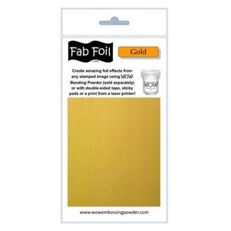 Fólia W216-GLD01, Wow! Fabulous Foil / Bright Gold -  (1 db)