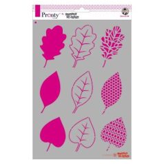 Stencil A4, Pronty Stencil / Leaves (1 db)