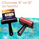 Gel Press festékhenger 4" (10cm) - Hard Rubber Brayer (1 db)