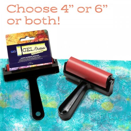 Gel Press festékhenger 4" (10cm) - Hard Rubber Brayer (1 db)