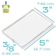   Gel Press géllemez - 3"X5" (7.6X13cm) - Gel Printing Plate (1 db)