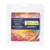  Gel Press géllemez - Gel Printing Plate - 6" (15.24 cm) Round (1 db)