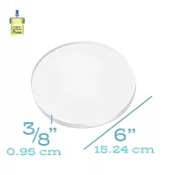   Gel Press géllemez - Gel Printing Plate - 6" (15.24 cm) Round (1 db)