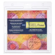   Gel Press géllemez - 8" (20cm) - Round - Kör - Gel Printing Plate (1 db)