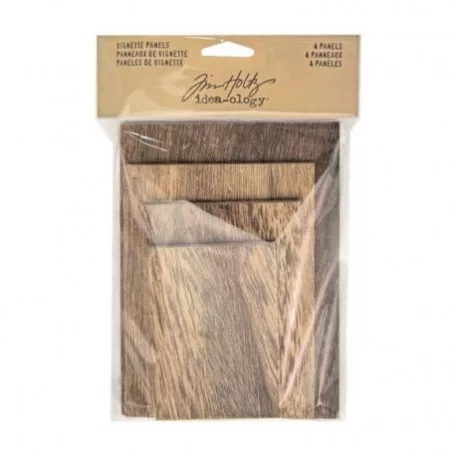 Díszítőelem , Tim Holtz Idea-ology / Vignette panels -  (4 db)