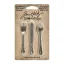 Díszítőelem , Tim Holtz Idea-ology / Adornments silverware -  (9 db)