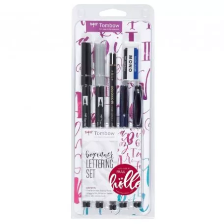 Kezdő készlet kézíráshoz , Tombow Lettering Set /  -  (1 csomag)