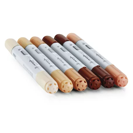 Grafikai filctoll készlet , COPIC Ciao marker - Portrait -  (6 db)