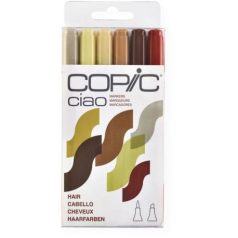  Grafikai filctoll készlet , COPIC Ciao marker / Haj / Hair -  (6 db)