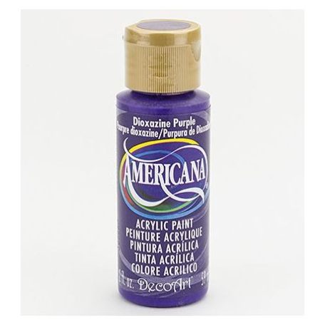 Akrilfesték matt 59ml - Dioxazine Purple (transparent) - DecoArt Americana® Acrylics (1 db)