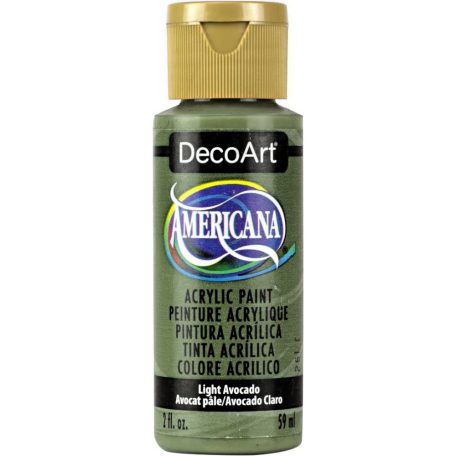 Akrilfesték matt 59ml - Light Avocado - DecoArt Americana® Acrylics (1 db)
