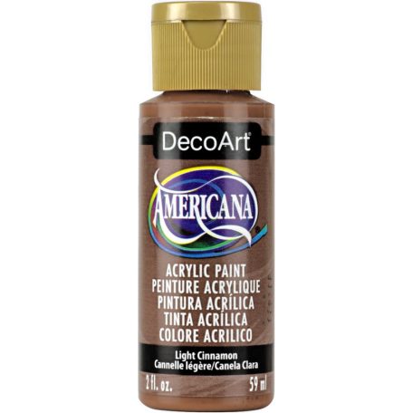 Akrilfesték matt 59ml - Light Cinnamon - DecoArt Americana® Acrylics (1 db)