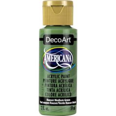   Akrilfesték matt 59ml - Hauser Medium Green - DecoArt Americana® Acrylics (1 db)