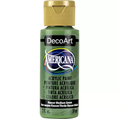 Akrilfesték matt 59ml - Hauser Medium Green - DecoArt Americana® Acrylics (1 db)