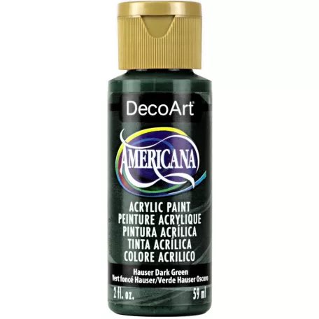 Akrilfesték matt 59ml - Hauser Dark Green - DecoArt Americana® Acrylics (1 db)
