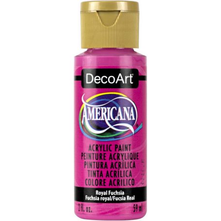 Akrilfesték matt 59ml - Royal Fuchsia - DecoArt Americana® Acrylics (1 db)