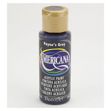 Akrilfesték matt 59ml - Paynes Grey - DecoArt Americana® Acrylics (1 db)