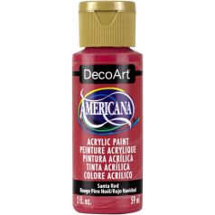   Akrilfesték matt 59ml - Santa Red - DecoArt Americana® Acrylics (1 db)