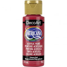   Akrilfesték matt 59ml - Primary Red - DecoArt Americana® Acrylics (1 db)