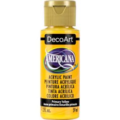   Akrilfesték matt 59ml - Primary Yellow - DecoArt Americana® Acrylics (1 db)