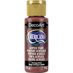   Akrilfesték matt 59ml - Heritage Brick - DecoArt Americana® Acrylics (1 db)